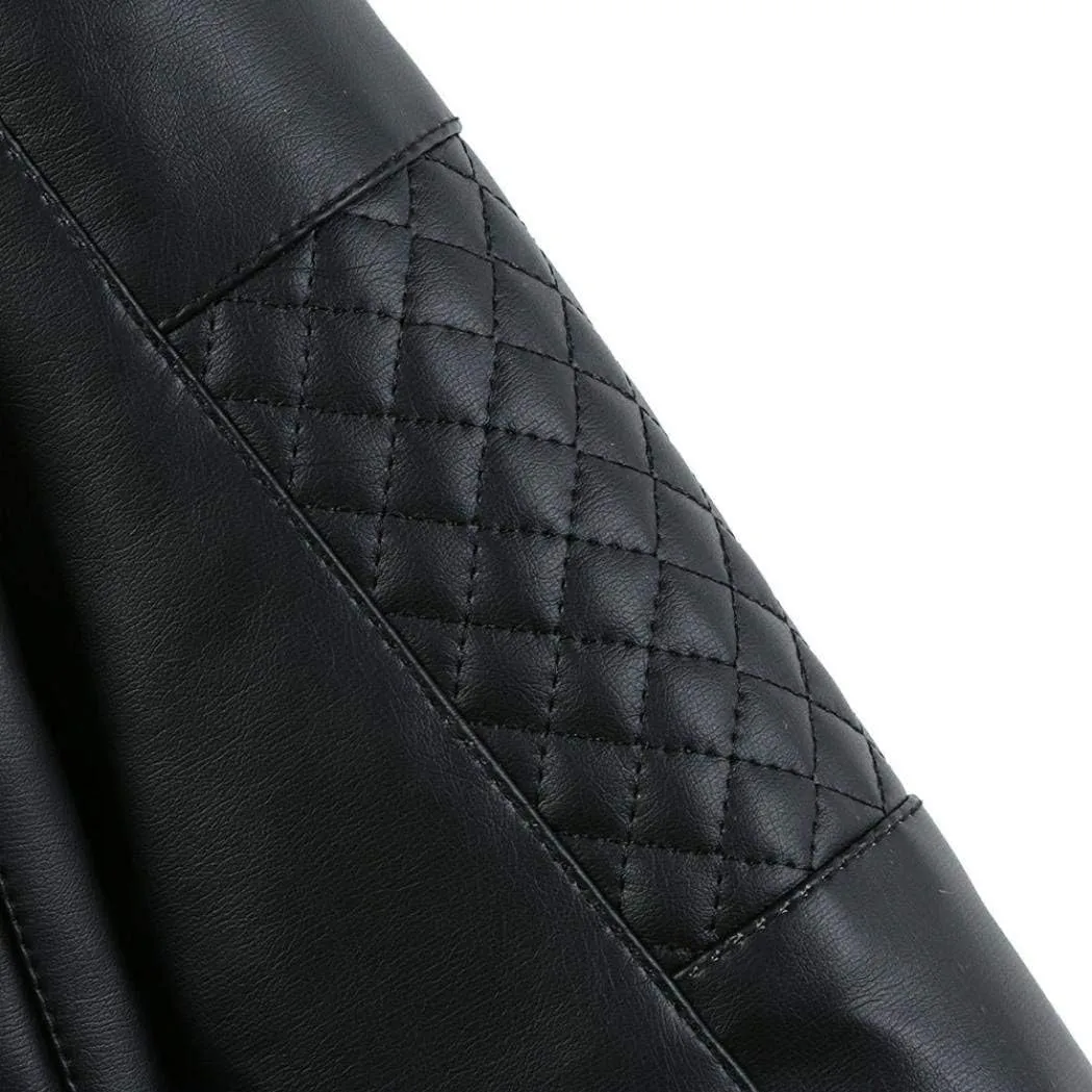 CM C&M WODRO Toddler Baby Boy Girl Motorcycle Faux Leather Jackets Coat Winter Outwear for 1-6Y