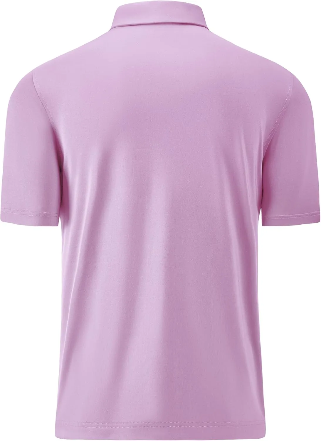 Mens Golf Shirt Short Sleeve Moisture Wicking Dry Fit Performance Casual Solid Collared Golf Polo Shirts for Men