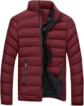 Men's Puffer Jacket Waterproof Winter Parka Warm Thicken Ski Coat Real Down Insulated Packable Puffer Jacket