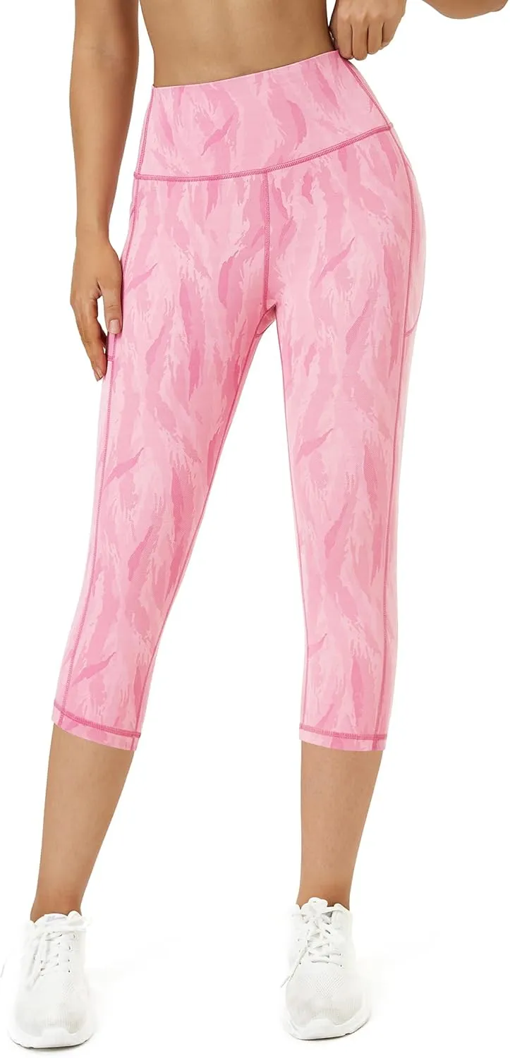 Munvot Womens Leggings Tummy Control Yoga Pants,Capri Leggings for Women high Waisted Leggings