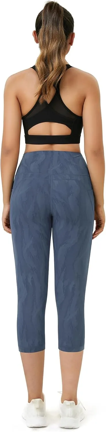 Munvot Womens Leggings Tummy Control Yoga Pants,Capri Leggings for Women high Waisted Leggings