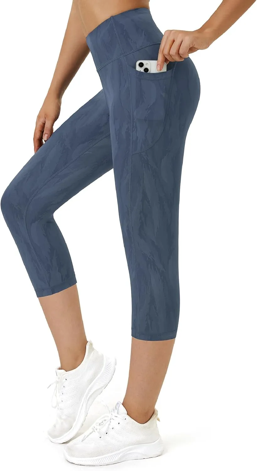 Munvot Womens Leggings Tummy Control Yoga Pants,Capri Leggings for Women high Waisted Leggings