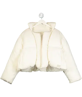 My Mum Made It Cream Puffer Coat UK S/M