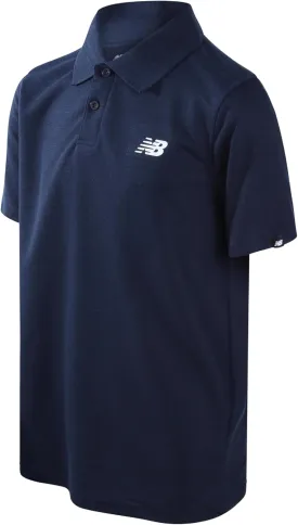 New Balance Boys' Polo T-Shirt - Short Sleeve Dry Fit Shirt for Boys' - Performance Collared Golf Shirt (8-20)
