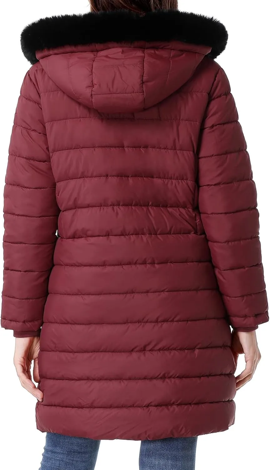 Women's Waterproof Long Puffer Jacket Thickened Down Jacket Warm Winter Coat